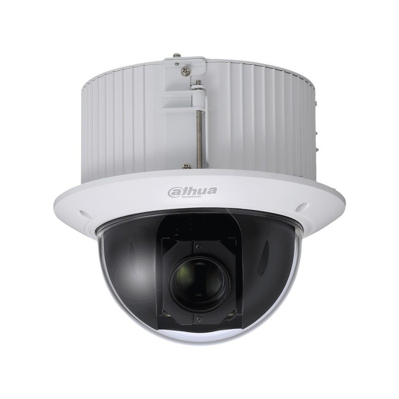 Dahua IP-PTZ-Dome-Kamera, 4MP, 4,8-154mm, IK10, weiß, Unterputz