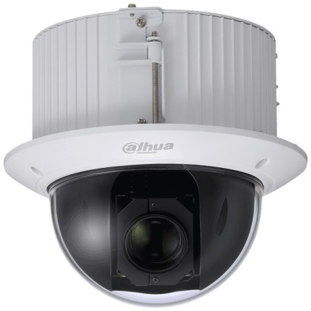 Dahua IP-PTZ-Dome-Kamera, 4MP, 4,8-154mm, IK10, weiß, Unterputz