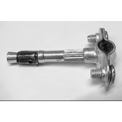 Edelstahldübel mit Edelstahlklemme für LWL-Kabel DTS