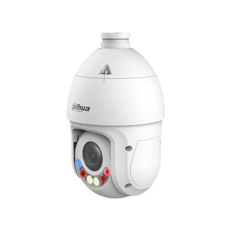 Dahua IP-PTZ-Dome-Kamera, 4 MP, 5 - 125 mm, IR 100 m, IP66, weiß