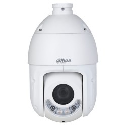 Dahua IP-PTZ-Dome-Kamera, 4 MP, 5 - 125 mm, IR 100 m, IP66, weiß