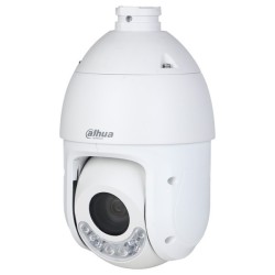 Dahua IP-PTZ-Dome-Kamera, 4 MP, 5 - 125 mm, IR 100 m, IP66, weiß