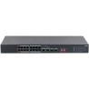 PoE-Switch, 18 Ports, 16 Ports PoE, 2 Ports SFP, 250 m, unmanaged, Desktop, Rack