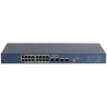 PoE-Switch, 20 Ports, 16 Ports PoE, 2 Ports SFP, 250 m, cloud managed, Desktop, Rack