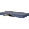 PoE-Switch, 18 Ports, 16 Ports PoE, 2 Ports SFP, 250 m, cloud managed, Desktop, Rack