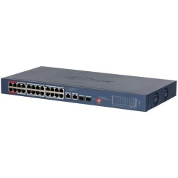 PoE-Switch, 28 Ports, 24 Ports PoE, 2 Ports SFP, 250 m, cloud managed, Desktop, Rack