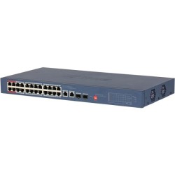PoE-Switch, 26 Ports, 24 Ports PoE, 2 Ports SFP, 250 m, cloud managed, Desktop, Rack