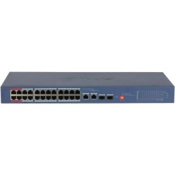 PoE-Switch, 26 Ports, 24 Ports PoE, 2 Ports SFP, 250 m, cloud managed, Desktop, Rack