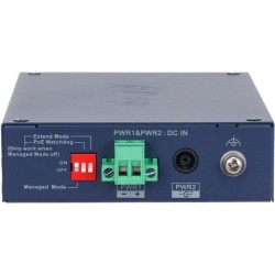 PoE-stikalo, 6 vrat, 4 vrata PoE, 1 vrata SFP, 250 m, upravljanje v oblaku, namizni, DIN-letev