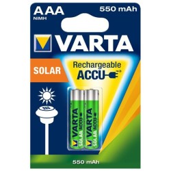 VARTA RECHARGE ACCU Solar AAA 550 mAh PAK 2 kosa