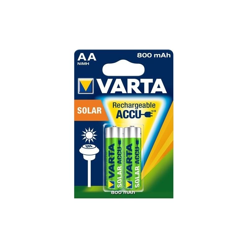 VARTA RECHARGE ACCU Solar AA 800mAh Blister 2