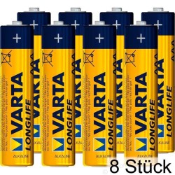 VARTA LONGLIFE AAA PAK 8 kosov v foliji
