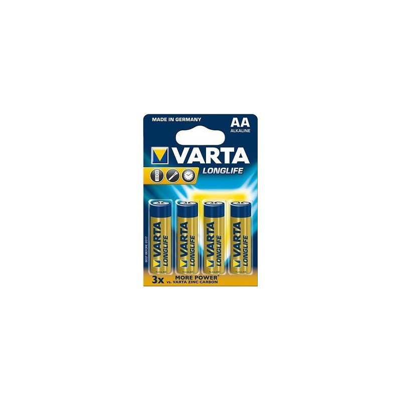 VARTA LONGLIFE AA PAK 4 kosi (DE)