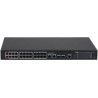 PoE-Switch, 28 Ports, 24 Ports PoE, 2 Ports SFP, 250m, managed, Desktop