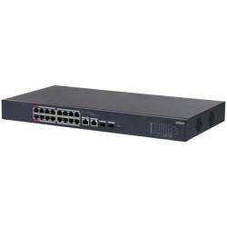 PoE-stikalo, 18 vrat, 16 vrat PoE, 2 vrati SFP, 250 m, upravljanje v oblaku, namizni, montažni