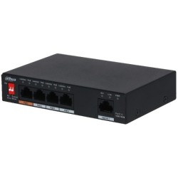 PoE-Switch, 5 Ports, 4 Ports PoE, 250 m, unmanaged