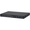 PoE-Switch, 28 Ports, 24 Ports PoE, 2 Ports SFP, 250 m, managed