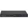 PoE-Switch, 28 Ports, 24 Ports PoE, 2 Ports SFP, 250 m, managed