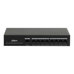 PoE-Switch, 9 Ports, 8 Ports PoE, unmanaged