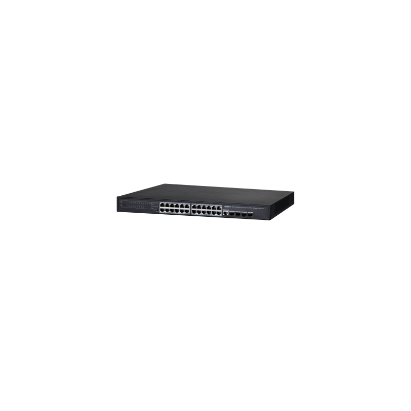 24-Port PoE Switch, managed, 24x PoE-Ports, 370W