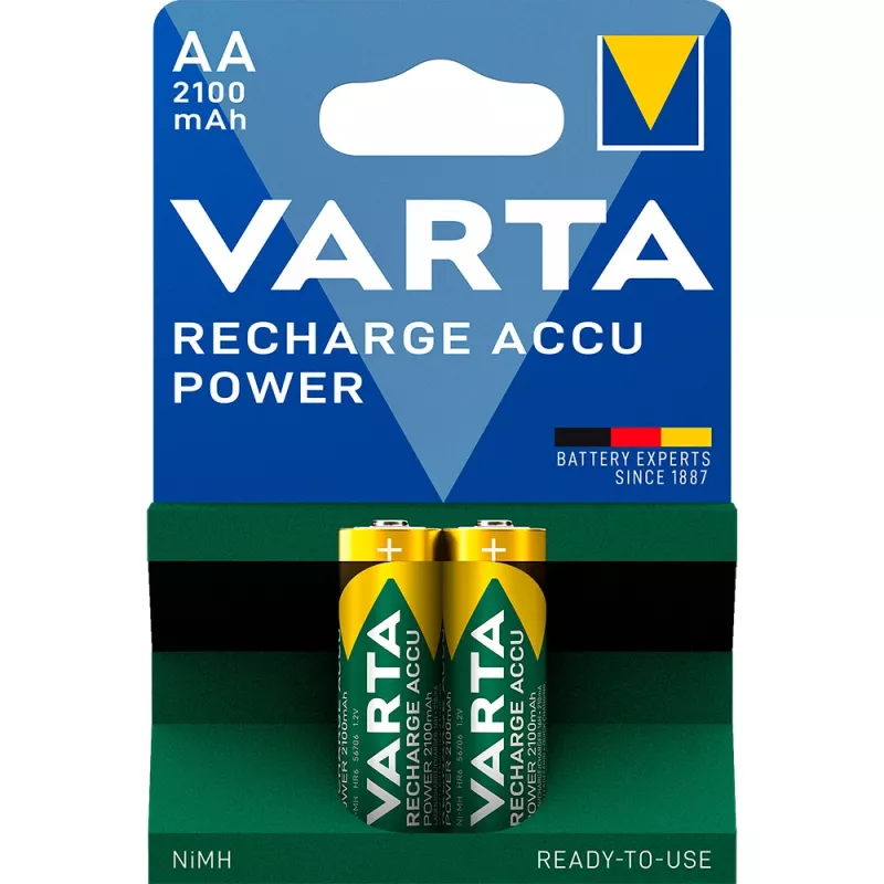 VARTA RECHARGE ACCU Power AA 2100 mAh Blister 2