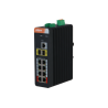 10-Port-Industrie-Switch mit 8-Port-PoE