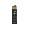 10-Port-Industrie-Switch mit 8-Port-PoE