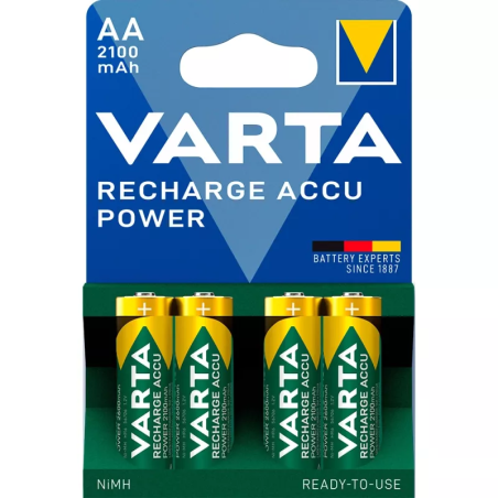 VARTA RECHARGE ACCU Power AA 2100 mAh Blister 4
