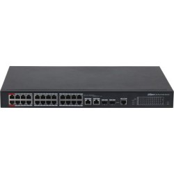 Dahua PoE-Switch, Hi-PoE, 24x Poe-Ports+2GE SFP, 250m, 360W