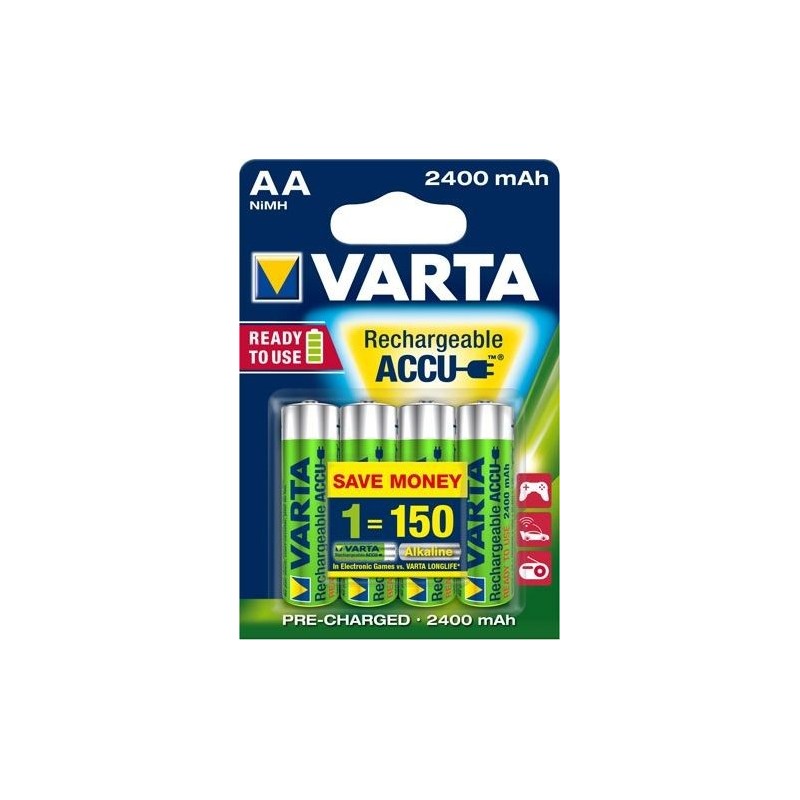 VARTA RECHARGE ACCU Power AA 2400mAh PAK 4 kosi