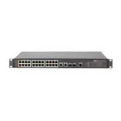 Dahua PoE-stikala, Hi-PoE, 24x Poe-vrata, 250m, 240W