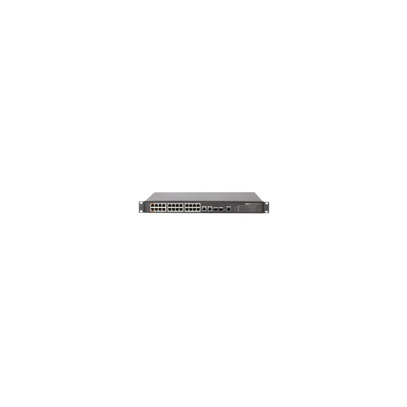 Dahua PoE-stikala, Hi-PoE, 24x Poe-vrata, 250m, 240W
