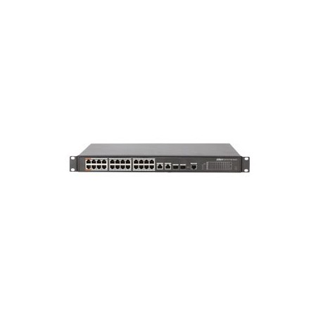 Dahua PoE-Switch, Hi-PoE, 24x Poe-Ports, 250m, 240W