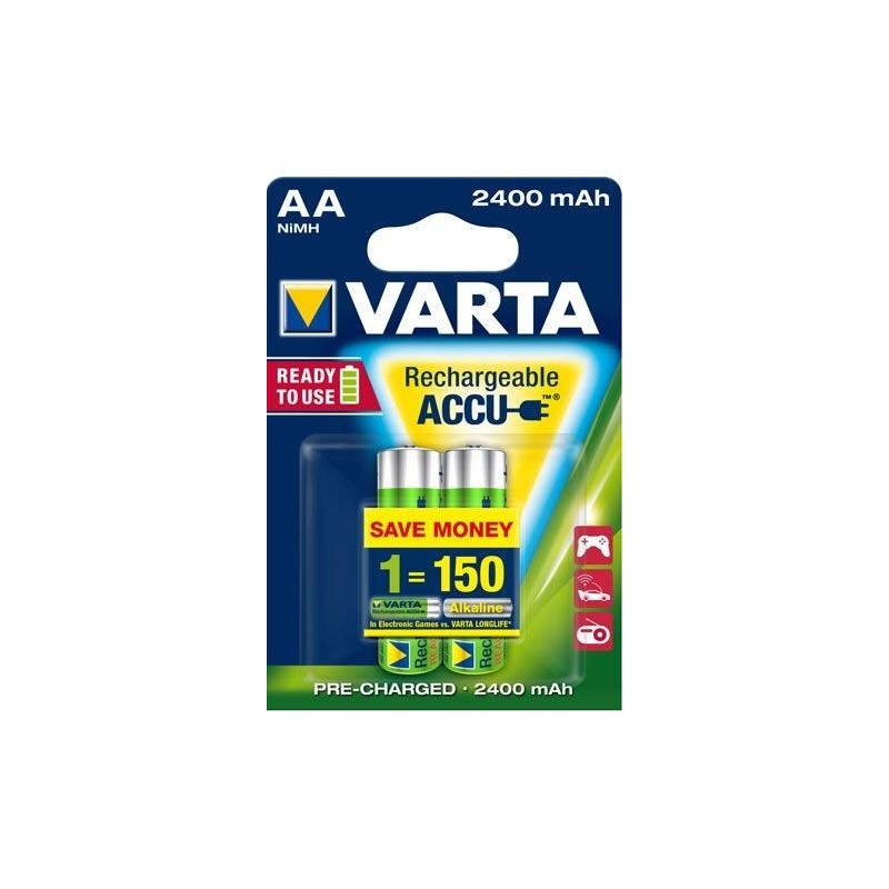 VARTA RECHARGE ACCU Power AA 2400mAh PAK 2 kosa