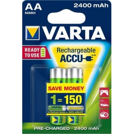 VARTA RECHARGE ACCU Power AA 2400mAh 2er Blister