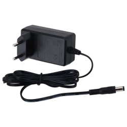 Vtični napajalnik ,črn DC12V/1A