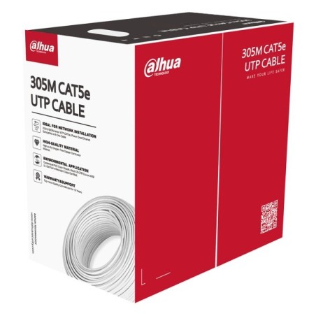 Dahua CAT5e UTP Kabel 305m, Kupfer 99,97%, weiß