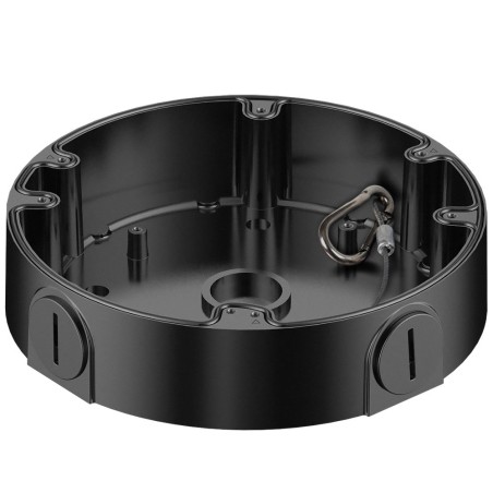 Montagebox, Metall, schwarz