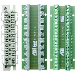 Schneid-Klemm-Verteiler 10 DA ohne DK - Einbau-Ausführung für Geh.Typ ZENT/VT