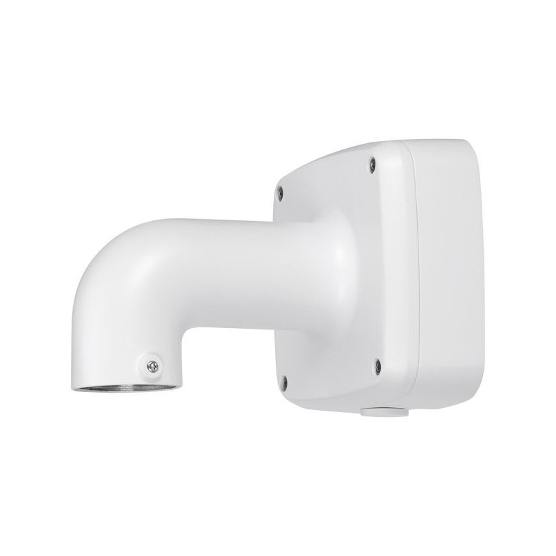 Wandhalterung, gebogen, IP66, Metall, weiß