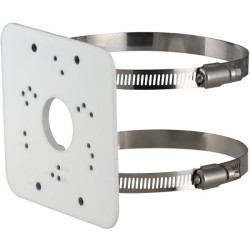 Masthalterung, Metall, Stahl, weiß