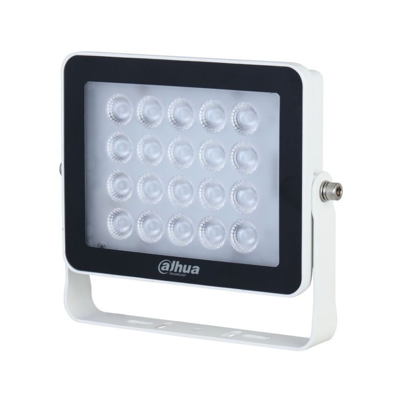 IR-LED-reflektor, 15 - 50 m, IP66, IK10, beli