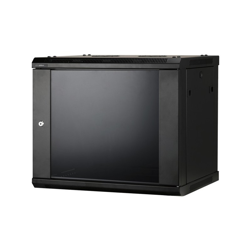 19" Netzwerkschrankgehäuse, 9U, schwarz