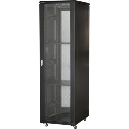 19" Netzwerkschrankgehäuse, 42U, schwarz