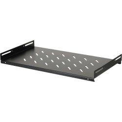 Fachboden für 19"-Gehäuse, schwarz