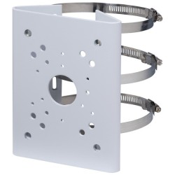 Nosilec za montažo na drog, aluminij, bel
