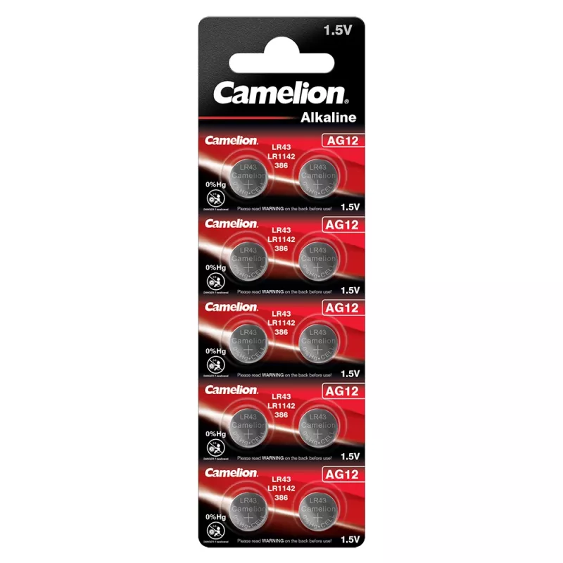 Camelion AG12 Knopfzelle 10er Blister