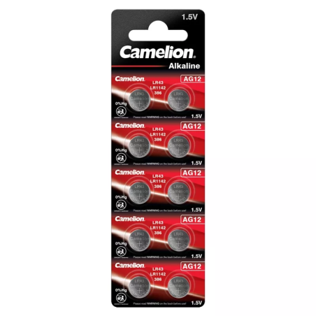 Camelion AG12 Knopfzelle 10er Blister