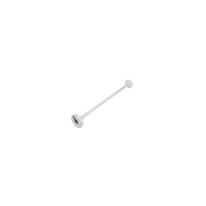 Decken-Stangenhalterung, Länge 815 - 1500 mm, Metall, weiß
