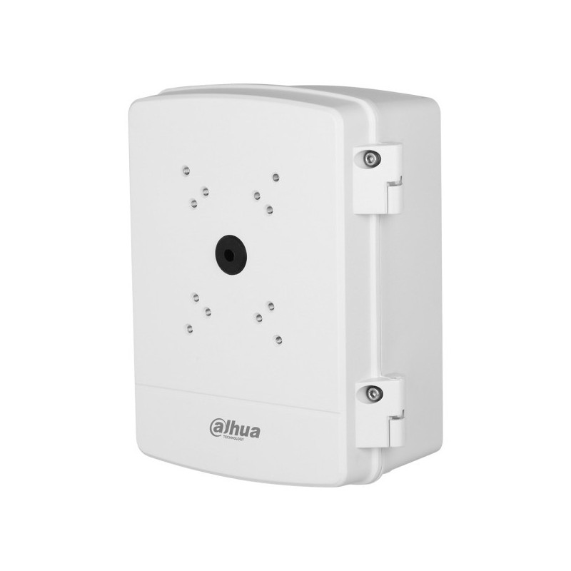 Wasserdichte Power-Box, ALU, weiß, IP66, Eck, Mast, Wand